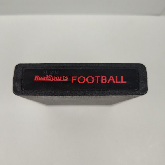 Atari 2600 1987 Vintage Real Sports Football Complete CIB Manual DAMAGED Box - Picture 4 of 14